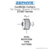 Cardbide Cutters for Super Shaver ZT507C ZT507 series 02